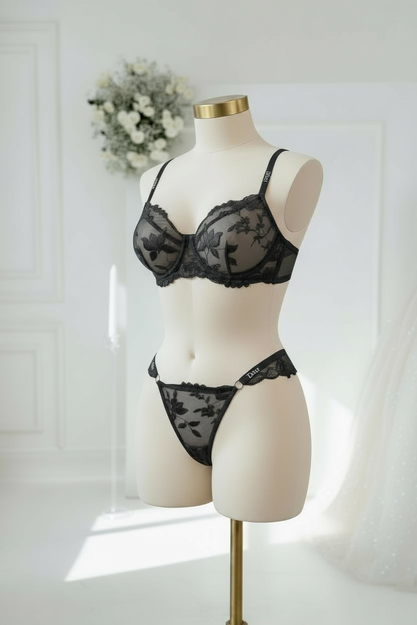 Lingerie Signature Black Féline